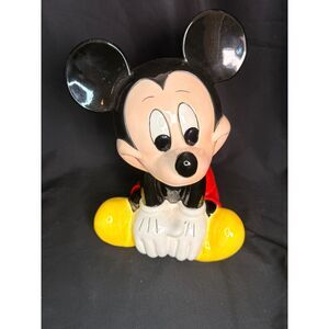 Disney Mickey Mouse Ceramic Music Box 11" Figure